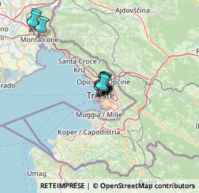 Mappa Via Donato Bramante, 34131 Trieste TS, Italia (7.04)