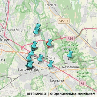 Mappa Via Roma, 74020 Gorla Minore VA, Italia (3.92105)
