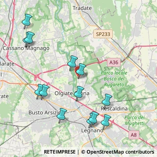 Mappa Via Roma, 74020 Gorla Minore VA, Italia (4.75077)
