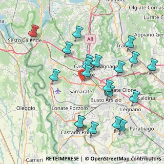 Mappa Via Cesare Correnti, 21013 Gallarate VA, Italia (8.4485)