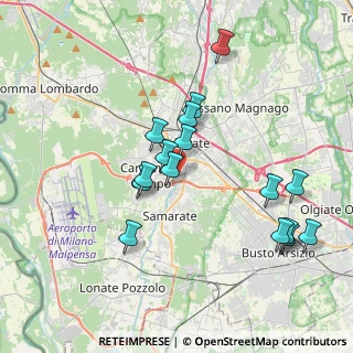 Mappa Via Cesare Correnti, 21013 Gallarate VA, Italia (3.70625)