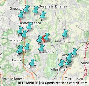 Mappa Via Filippo Turati, 20845 Sovico MB, Italia (4.2815)