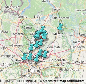 Mappa Via Filippo Turati, 20845 Sovico MB, Italia (9.97563)