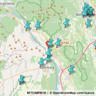 Mappa Via Circonvallazione, 28077 Prato Sesia NO, Italia (6.2015)