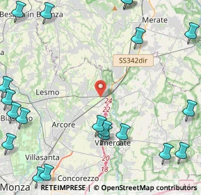 Mappa Via Cascina Cazzù, 20865 Usmate Velate MB, Italia (6.6115)