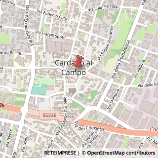 Mappa Via Felice Cavallotti, 15, 21010 Cardano al Campo, Varese (Lombardia)