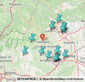 Mappa 36078 Valdagno VI, Italia (15.13278)