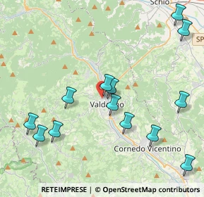 Mappa 36078 Valdagno VI, Italia (4.65462)