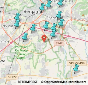Mappa Via Padergnone, 24050 Zanica BG, Italia (4.4)