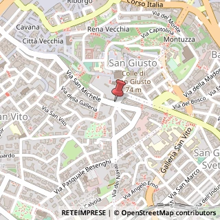 Mappa Via San Michele, 36, 34124 Trieste, Trieste (Friuli-Venezia Giulia)