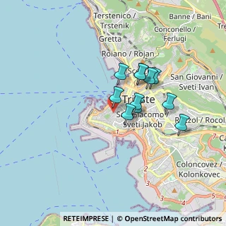 Mappa Via Principe di Montfort, 34123 Trieste TS, Italia (1.27636)