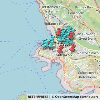 Mappa Viale della Terza Armata, 34123 Trieste TS, Italia (1.19947)
