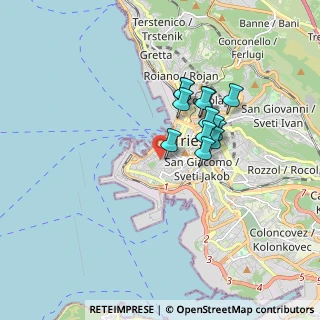 Mappa Via Principe di Montfort, 34123 Trieste TS, Italia (1.30615)