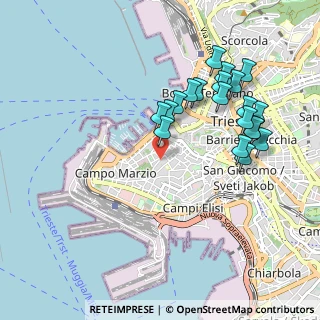 Mappa Viale della Terza Armata, 34123 Trieste TS, Italia (0.975)