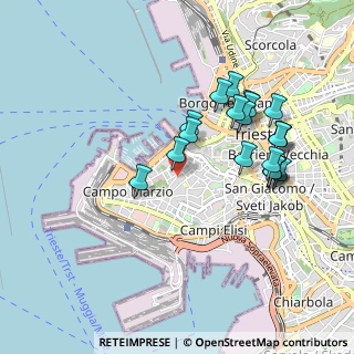 Mappa Viale della Terza Armata, 34123 Trieste TS, Italia (0.913)