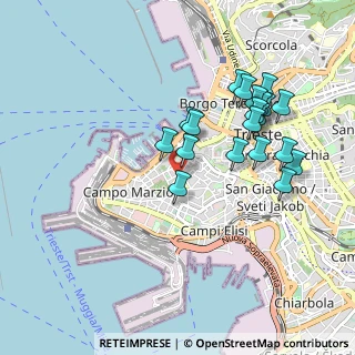 Mappa Viale della Terza Armata, 34123 Trieste TS, Italia (0.913)
