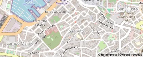 Mappa Trieste