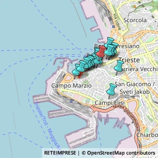 Mappa Via del Lazzaretto Vecchio, 34123 Trieste TS, Italia (0.5965)