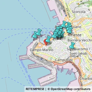 Mappa Via del Lazzaretto Vecchio, 34123 Trieste TS, Italia (0.727)