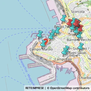 Mappa Via del Lazzaretto Vecchio, 34123 Trieste TS, Italia (1.189)