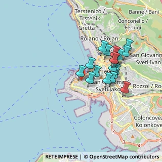 Mappa Via del Lazzaretto Vecchio, 34123 Trieste TS, Italia (1.55778)