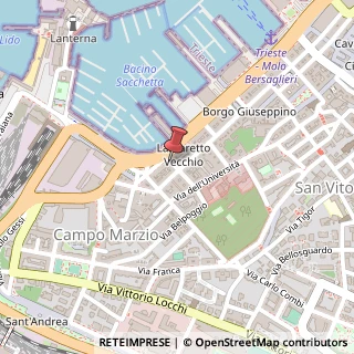 Mappa Via Belpoggio, 1, 34123 Trieste, Trieste (Friuli-Venezia Giulia)