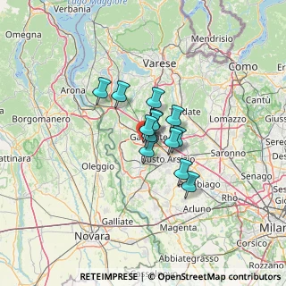 Mappa Via Guaranguala, 21010 Cardano Al Campo VA, Italia (7.23077)