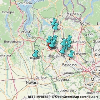 Mappa Via Guaranguala, 21010 Cardano Al Campo VA, Italia (8.62933)