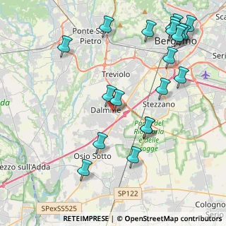 Mappa Viale A. Locatelli, 24044 Dalmine BG, Italia (5.0875)