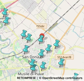 Mappa Via Canale Navigabile, 30027 San Donà di Piave VE, Italia (2.46143)