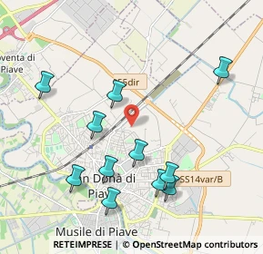 Mappa Via Canale Navigabile, 30027 San Donà di Piave VE, Italia (2.08091)