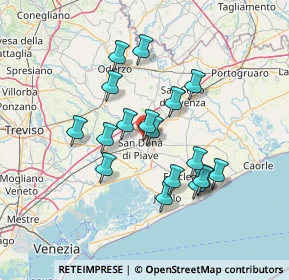 Mappa Via Canale Navigabile, 30027 San Donà di Piave VE, Italia (12.13056)