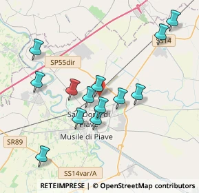 Mappa Via Canale Navigabile, 30027 San Donà di Piave VE, Italia (3.68385)