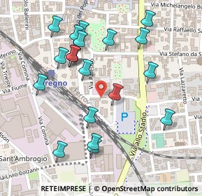 Mappa Via Fratelli Dandolo, 20831 Seregno MB, Italia (0.256)