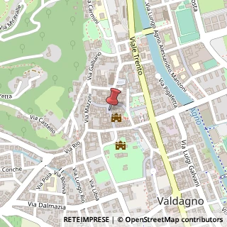 Mappa Corso Italia, 36078 Valdagno, Vicenza (Veneto)