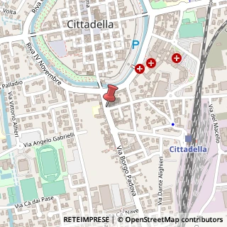 Mappa Via Borgo Musiletto, 1, 35013 Cittadella, Padova (Veneto)