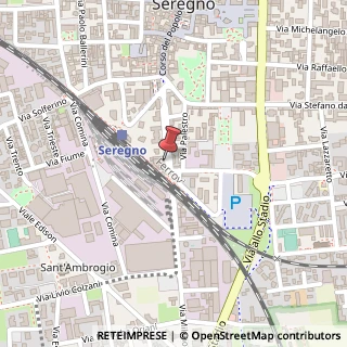 Mappa Via Amatore Sciesa, 20, 20831 Seregno, Monza e Brianza (Lombardia)