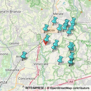 Mappa Via I Maggio, 20866 Carnate MB, Italia (4.241)