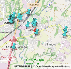 Mappa SP177, 20866 Carnate MB, Italia (1.1275)