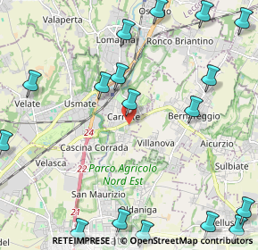 Mappa SP177, 20866 Carnate MB, Italia (3.03)