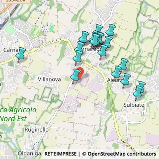 Mappa Viale dell'Artigianato, 20886 Bernareggio MB, Italia (0.9955)