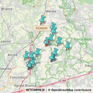 Mappa Viale dell'Artigianato, 20886 Bernareggio MB, Italia (3.2175)
