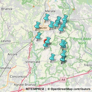 Mappa Viale dell'Artigianato, 20886 Bernareggio MB, Italia (3.33556)