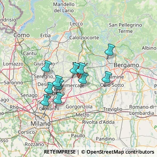 Mappa Viale dell'Artigianato, 20886 Bernareggio MB, Italia (11.45455)