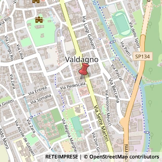 Mappa Via Generale dalla Chiesa, 31, 36078 Valdagno, Vicenza (Veneto)