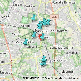 Mappa Via Milano, 20038 Seregno MB, Italia (1.64083)