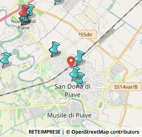 Mappa Via Salvatore Quasimodo, 30027 San Donà di Piave VE, Italia (2.63154)