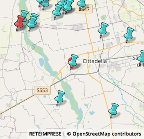 Mappa Via Trieste, 35014 Fontaniva PD, Italia (6.0945)