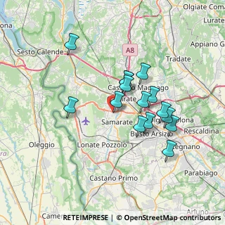 Mappa Via Monte Grappa, 21010 Cardano al Campo VA, Italia (6.01933)