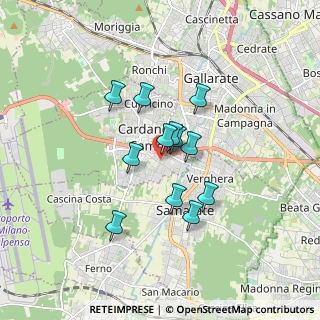 Mappa Via Monte Grappa, 21010 Cardano al Campo VA, Italia (1.25083)